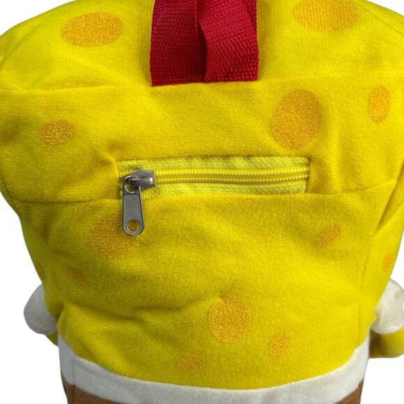 VTG 2003 SpongeBob SquarePants Stuffed Plush Bag Backpack 10" Nickelodeon Y2K - Picture 12 of 16
